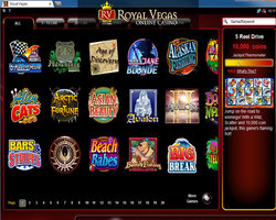 Slots Lobby - Royal Vegas