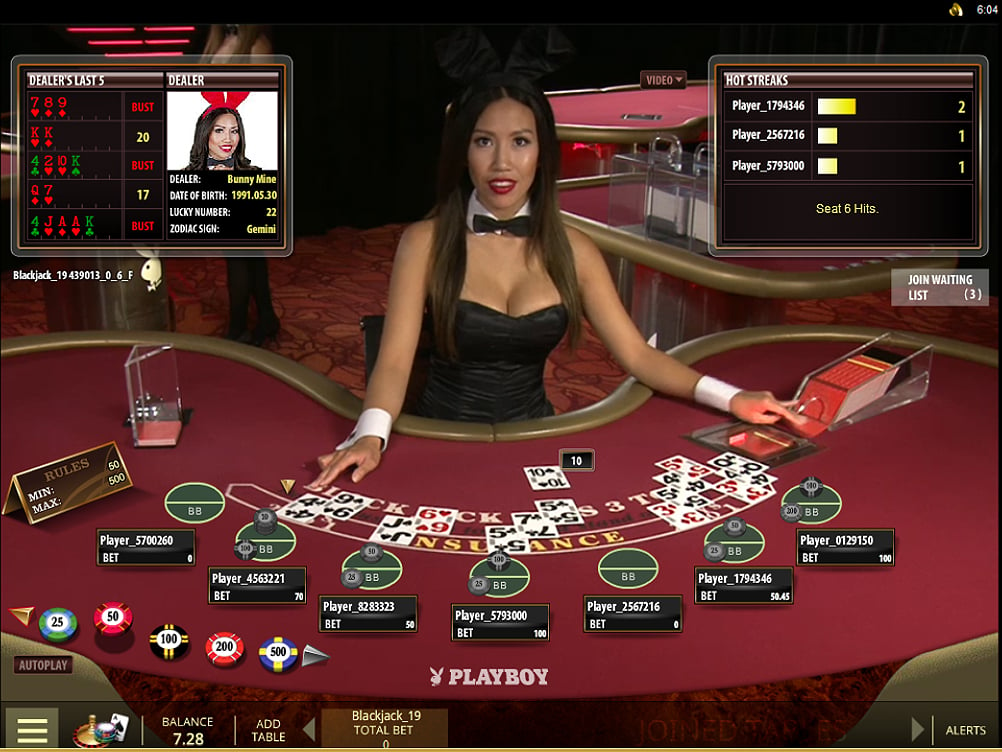 Best online live blackjack casino